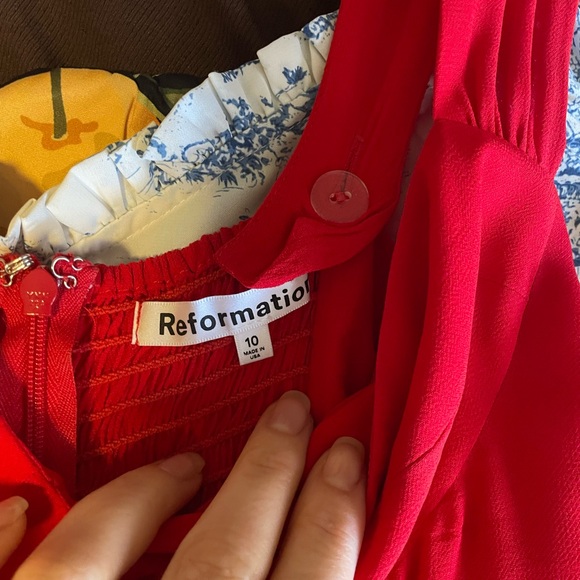 Reformation Red Dress - Picture 3 of 4
